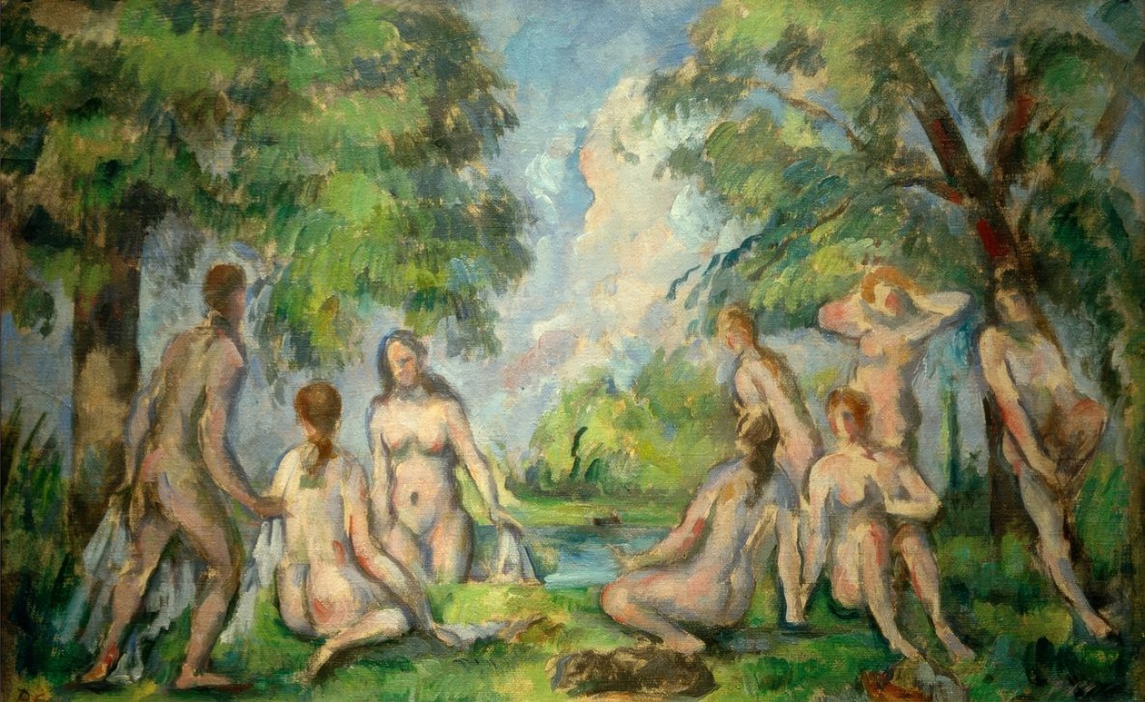 P.Cézanne, Badende af Paul Cézanne