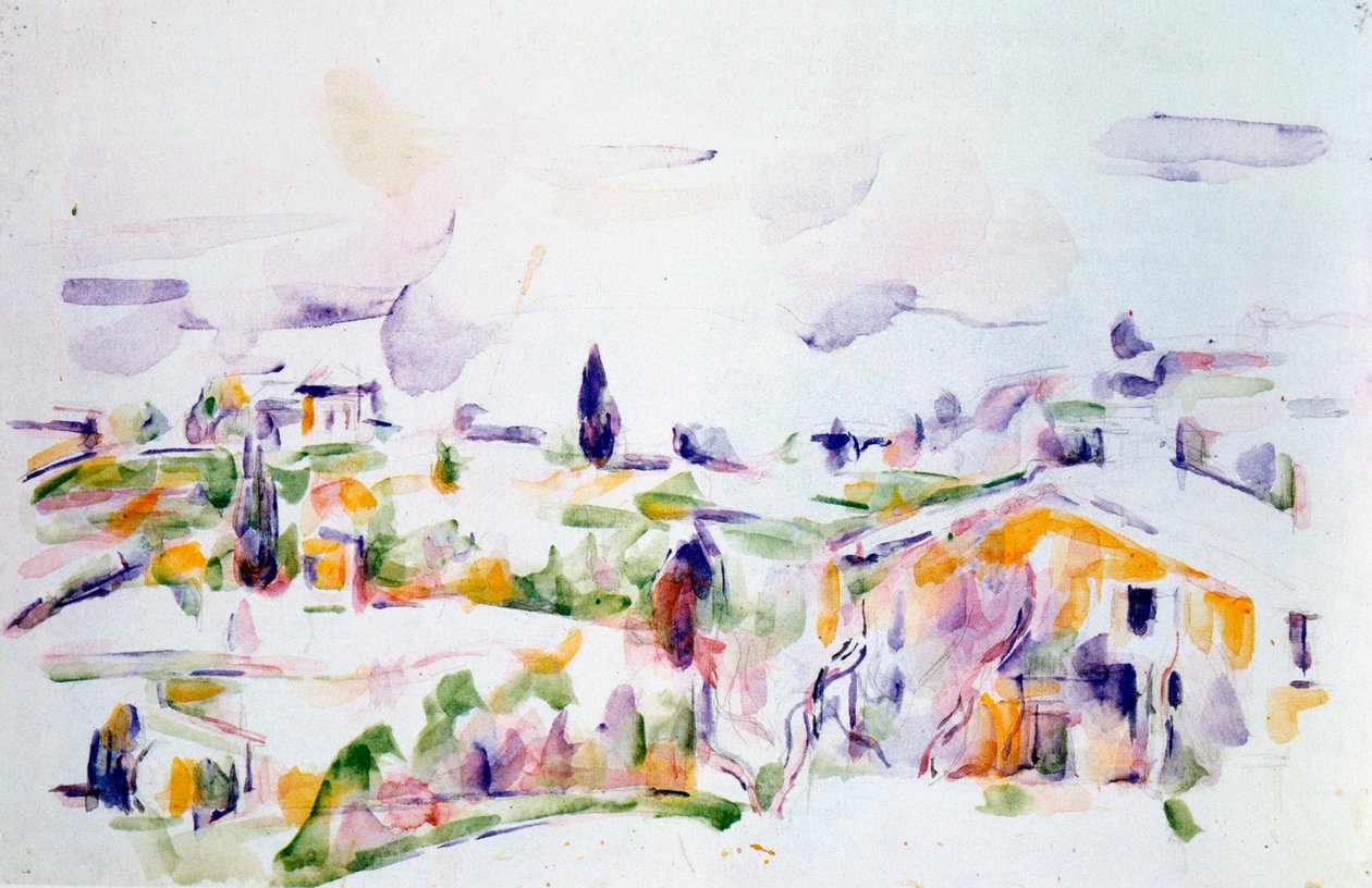 Passage gennem Provence, c1900-1906 af Paul Cézanne