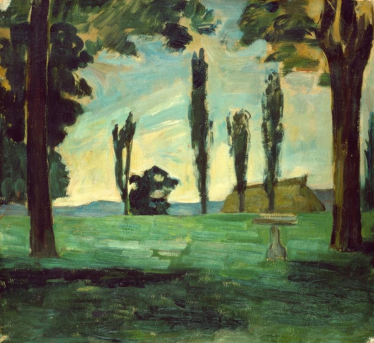 Landskabet af Paul Cézanne