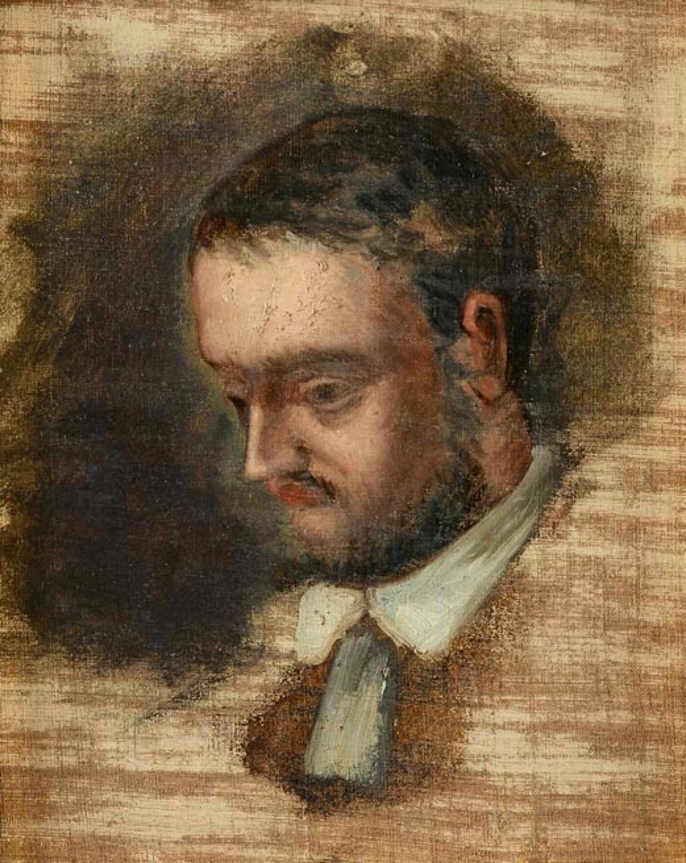 Portræt af Émile Zola 1840-1902, ca 1862-1864. af Paul Cézanne