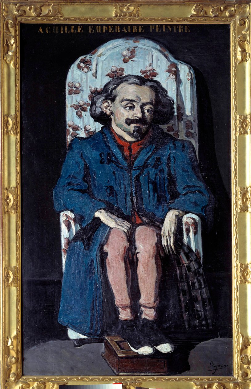 Portræt af maleren Achille Emperaire (1829-1898) Maleri af Paul Cezanne (1839-1906) 1868 Dim. 2x1,2 m Paris, musee d