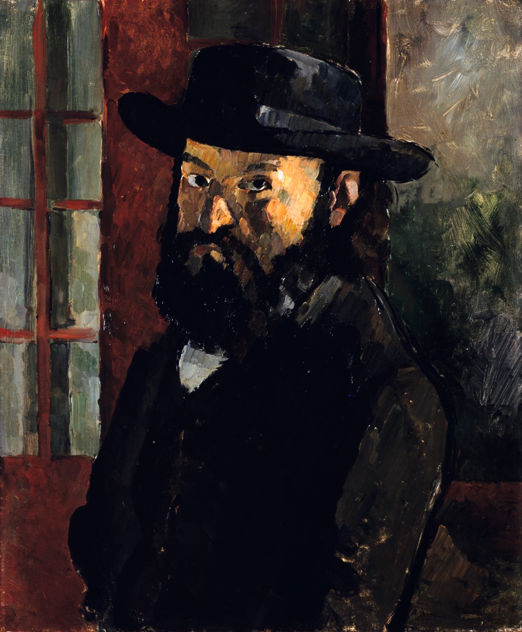 Selvportræt, 1879 af Paul Cézanne