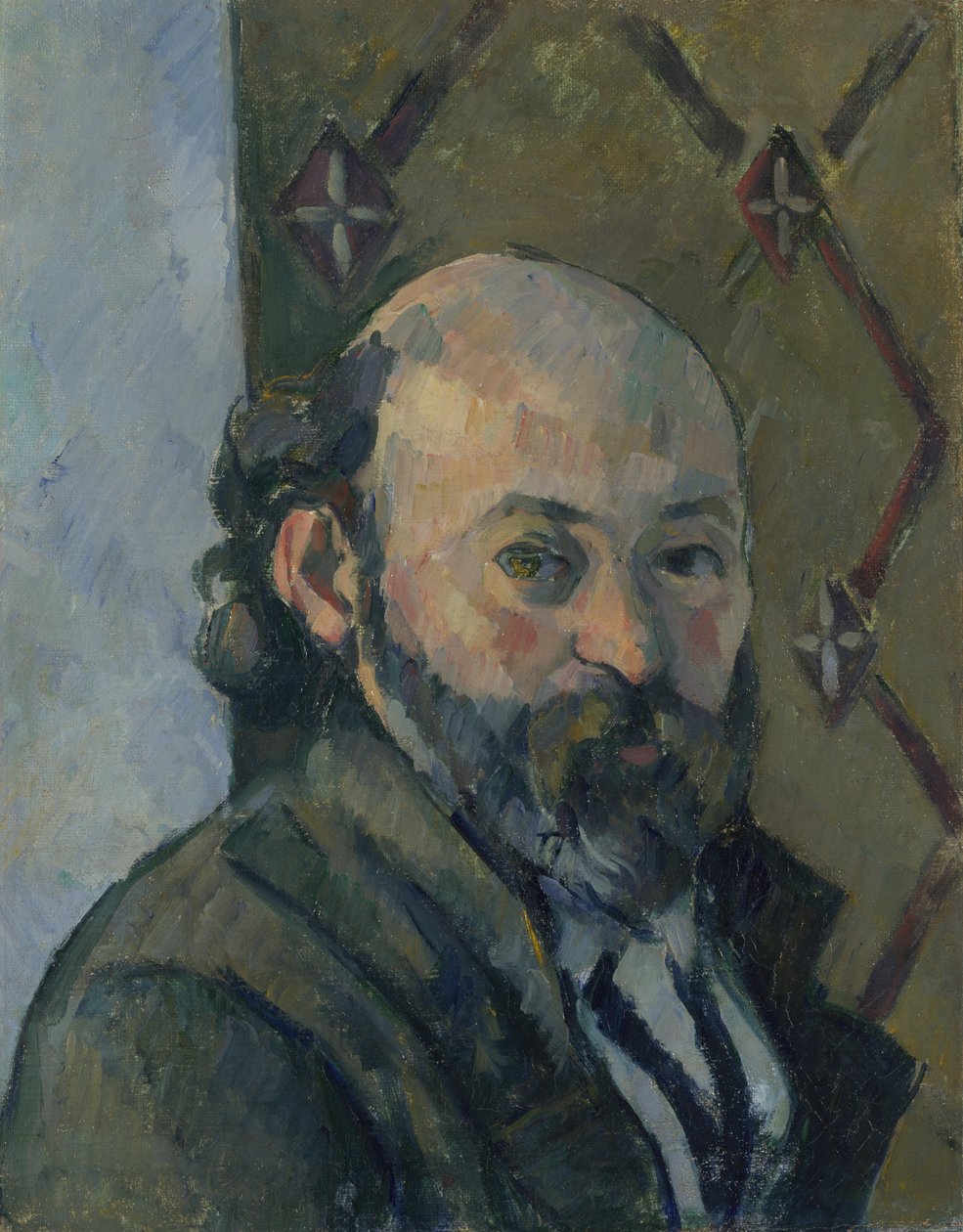 Selvportræt, ca. 1880 af Paul Cézanne