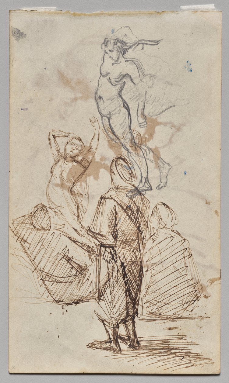 Studieark af Paul Cézanne
