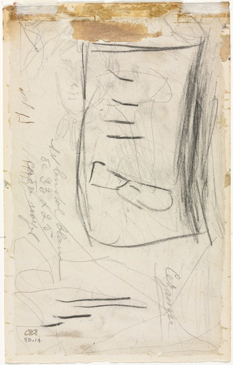 Skitse af Madame Cézanne, 188184. af Paul Cézanne