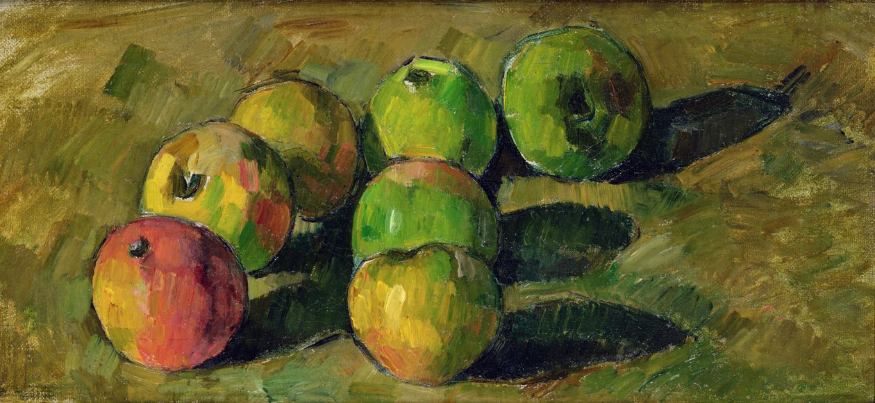 Stilleben med æbler, 1878 af Paul Cézanne