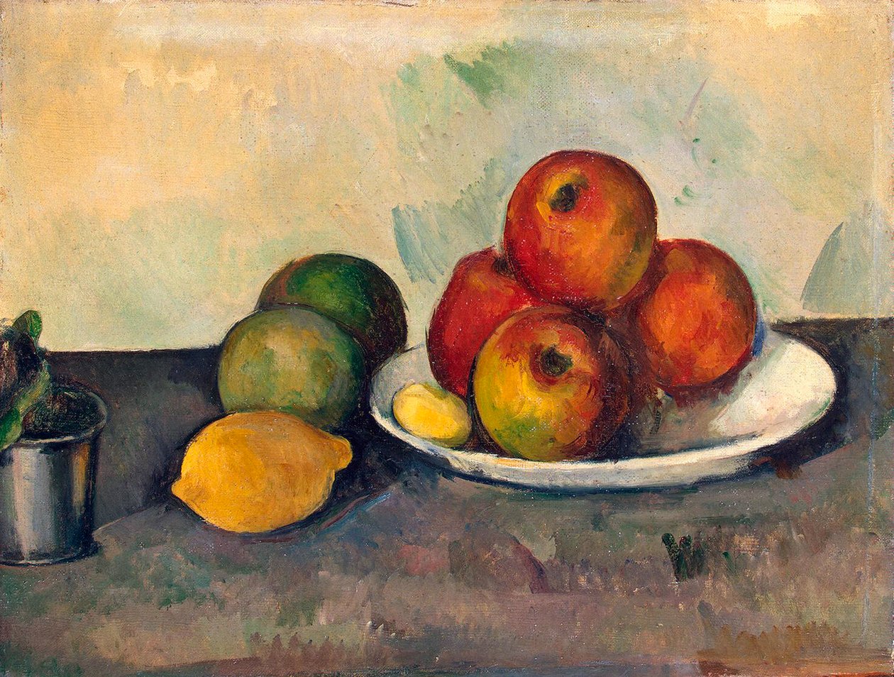 Stilleben med æbler, c1890. af Paul Cézanne