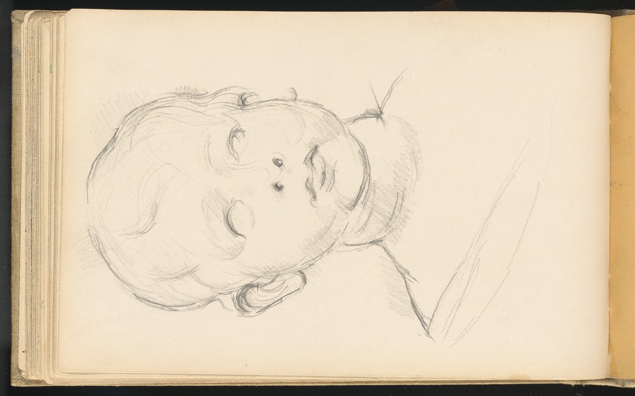 Studie af Desiderio da Settignanos "Buste af et barn" af Paul Cézanne