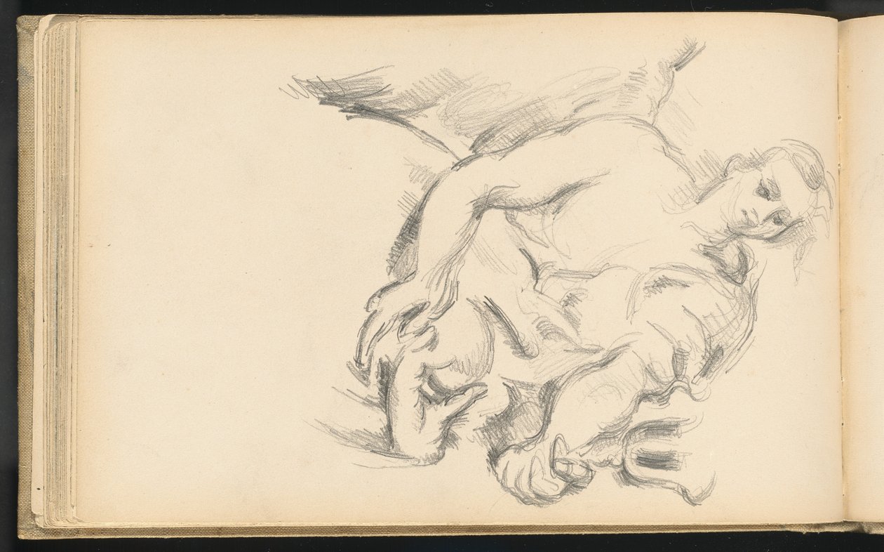 Studie af en engel i Rubens