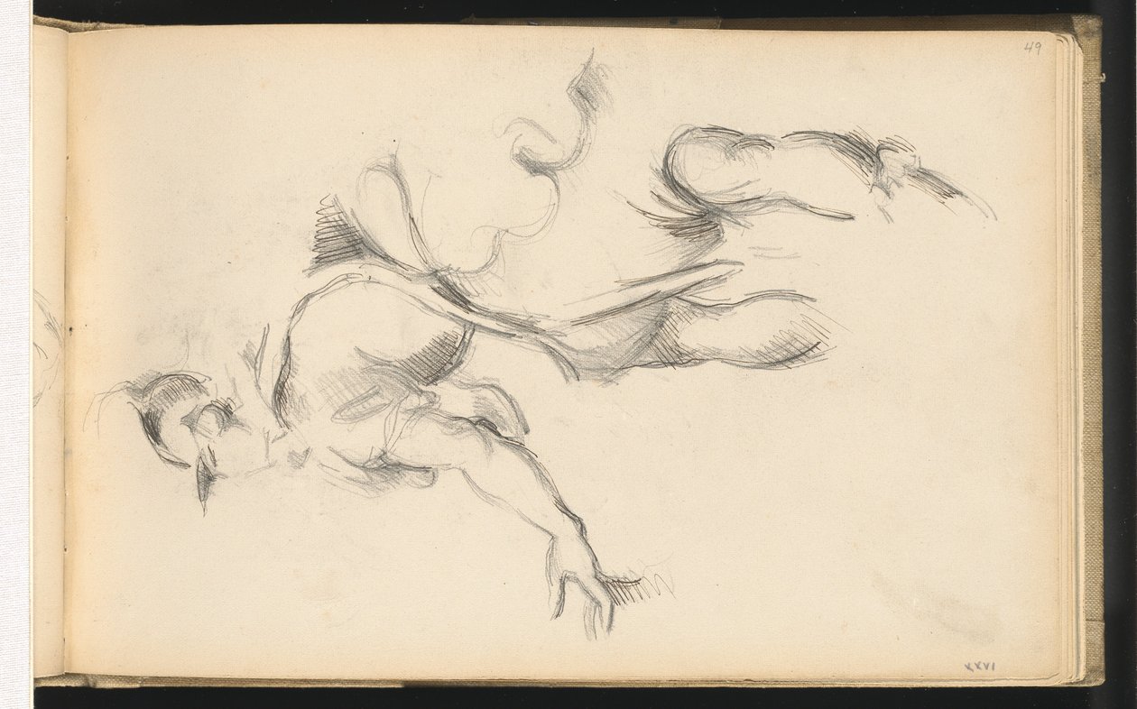 Studie af den allegoriske figur Frankrig i Rubens