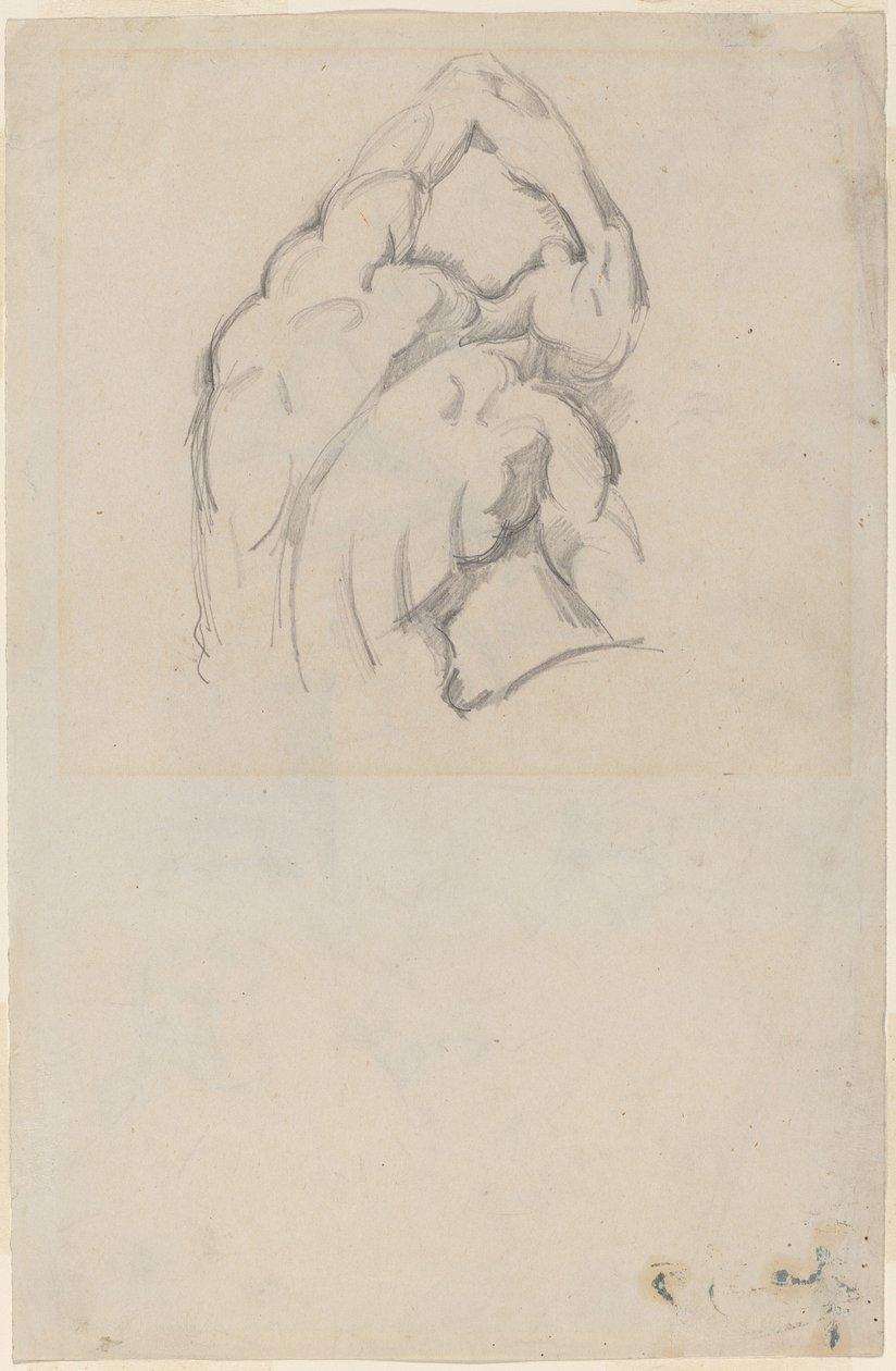Studie af "Ecorché" [recto] af Paul Cézanne