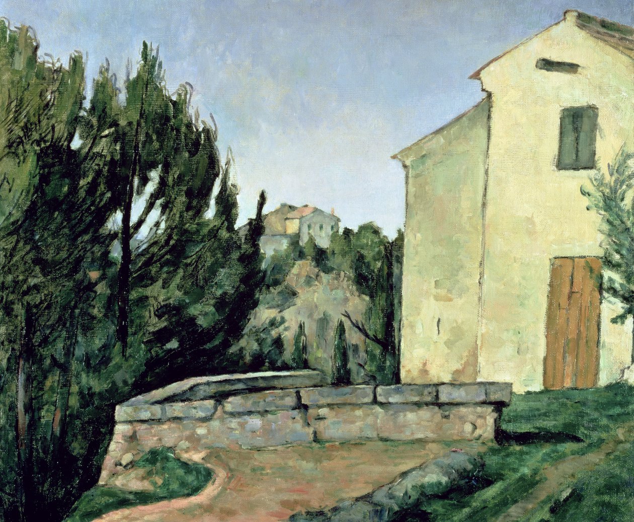 Det forladte hus ved Tholonet af Paul Cézanne