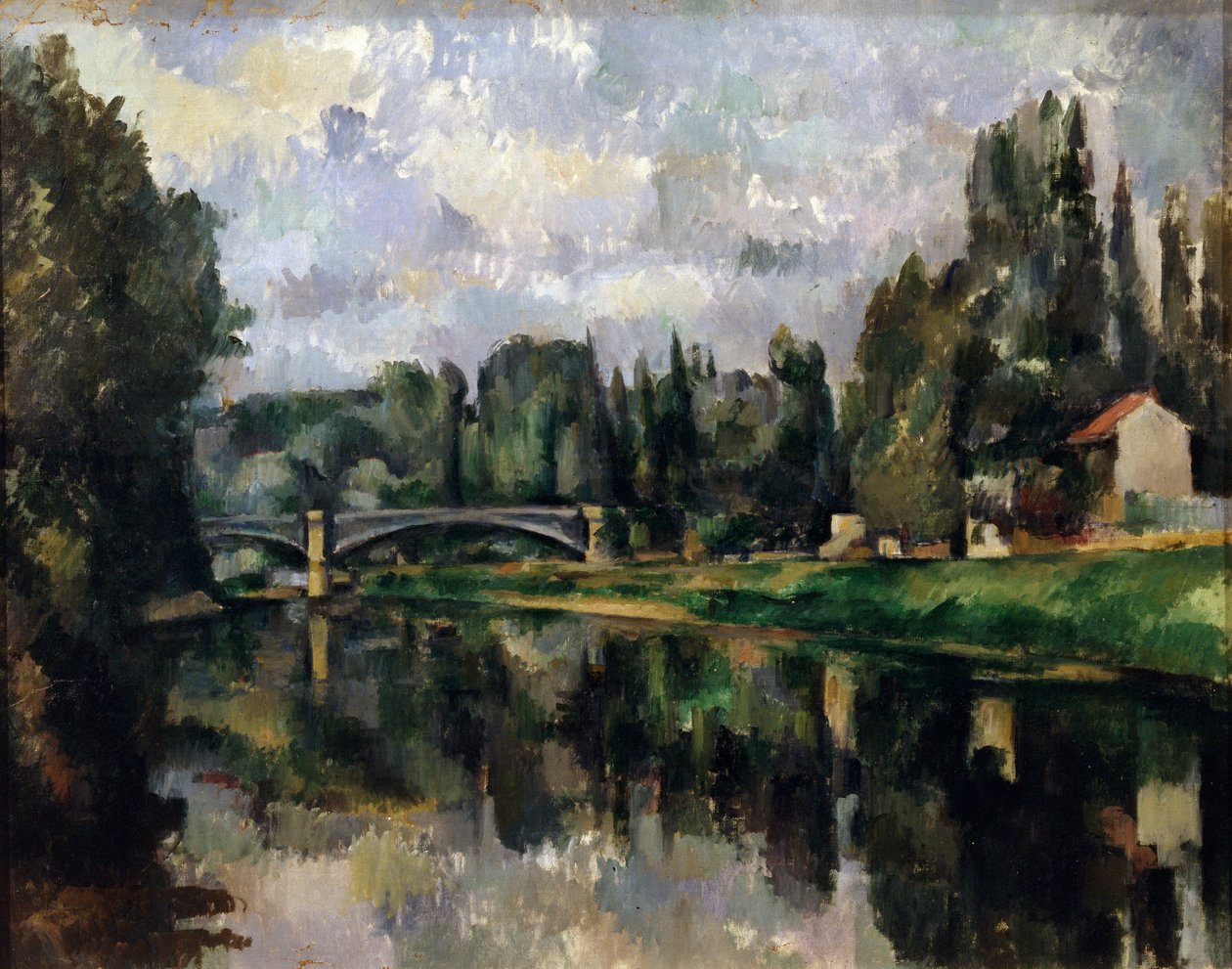 The Banks of the Marne, 1888-1895 af Paul Cézanne