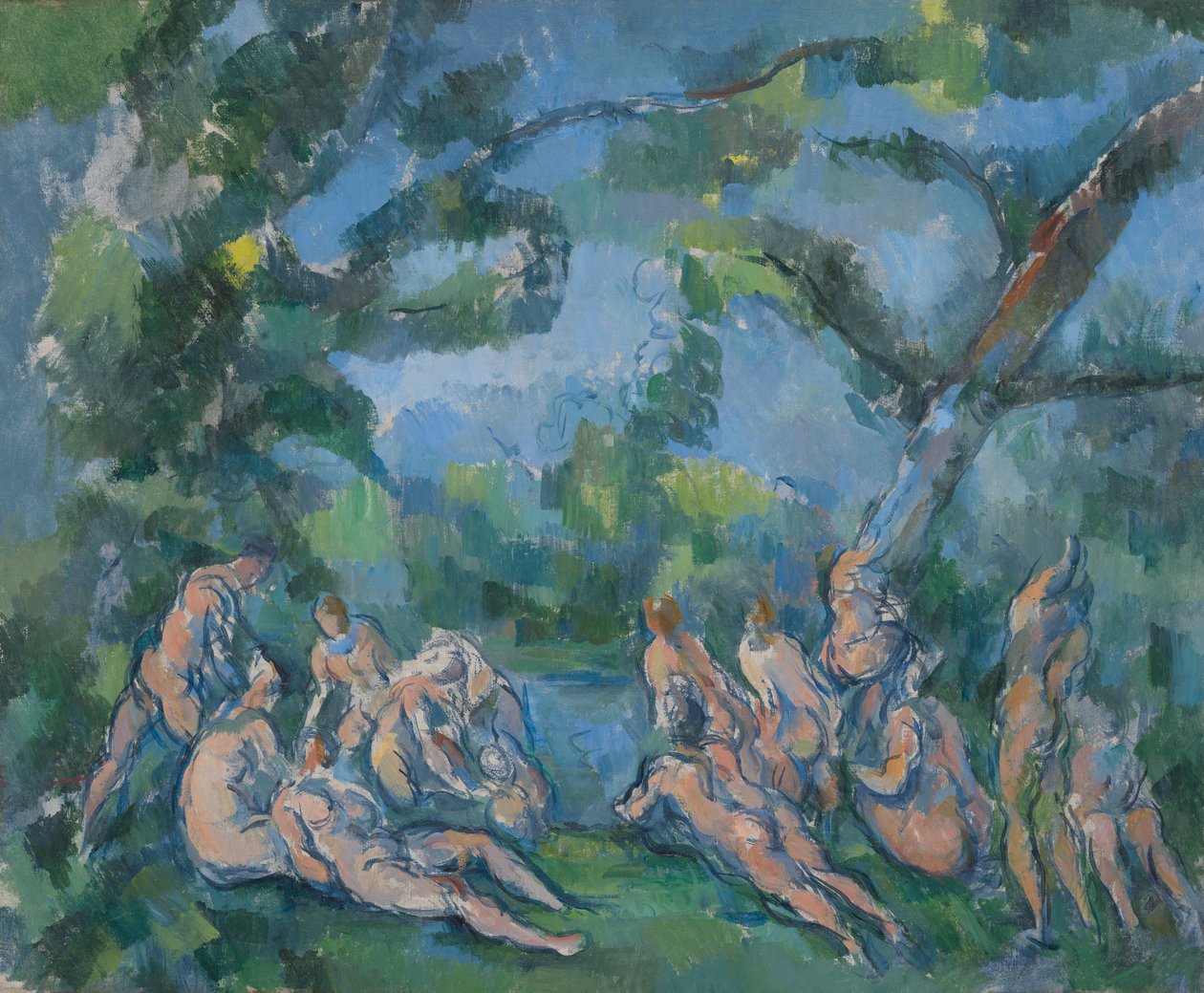 De badende af Paul Cézanne