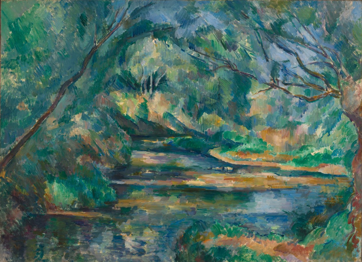 Bækken, ca. 1895-1900 af Paul Cézanne