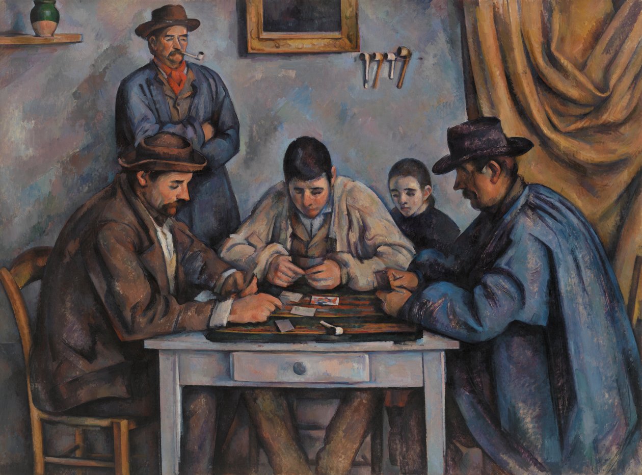 Kortspillerne af Paul Cézanne