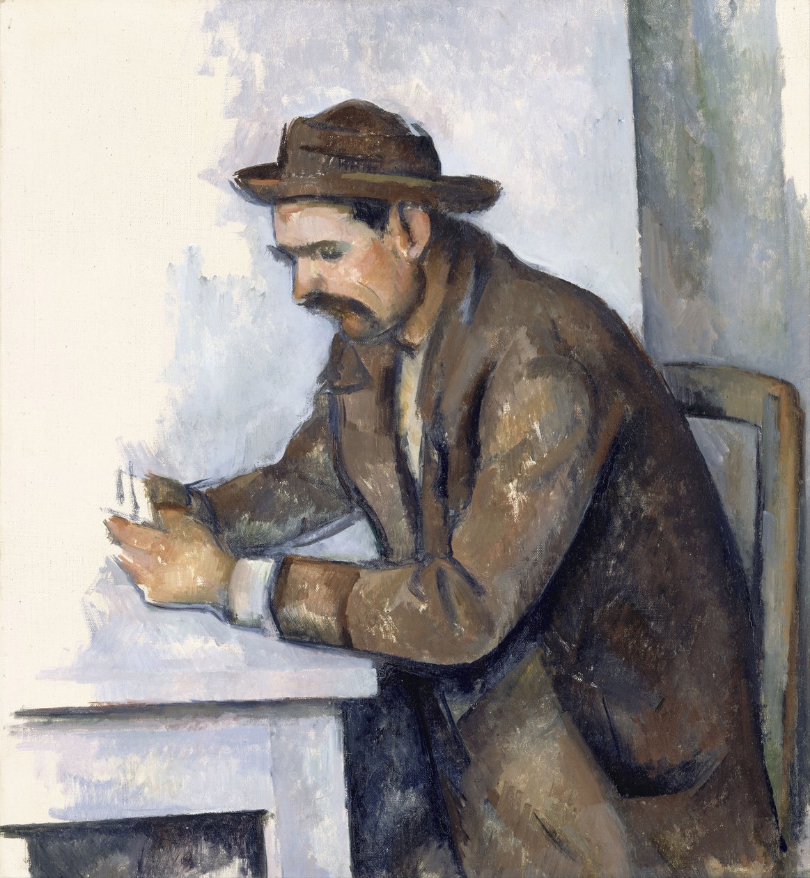 Kortspilleren, 1890-1892 af Paul Cézanne