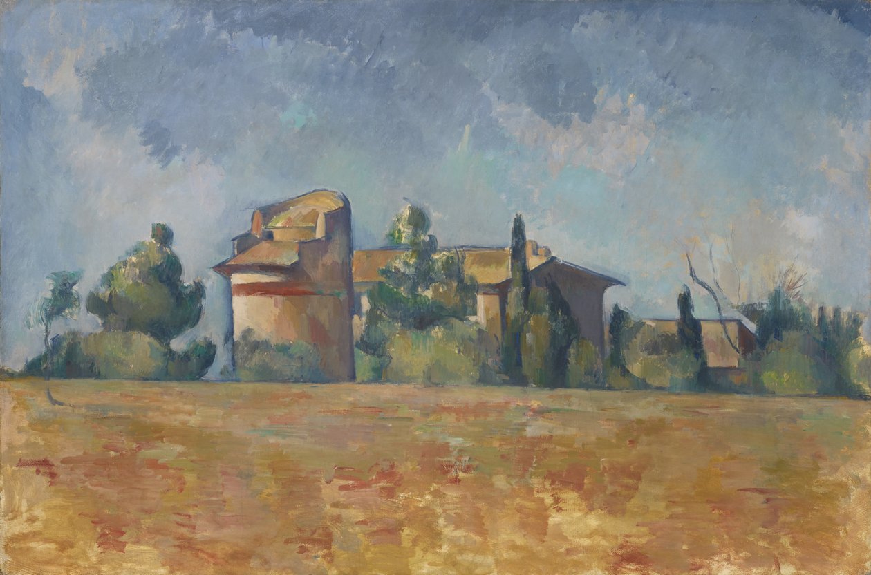 Dueslaget ved Bellevue, 1888-92 af Paul Cézanne