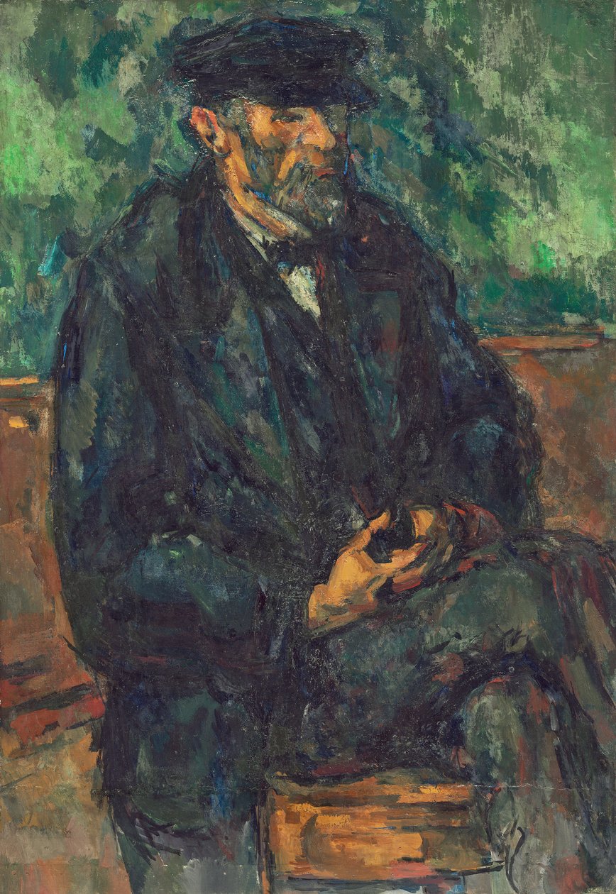 Gartneren Vallier, 1906 af Paul Cézanne