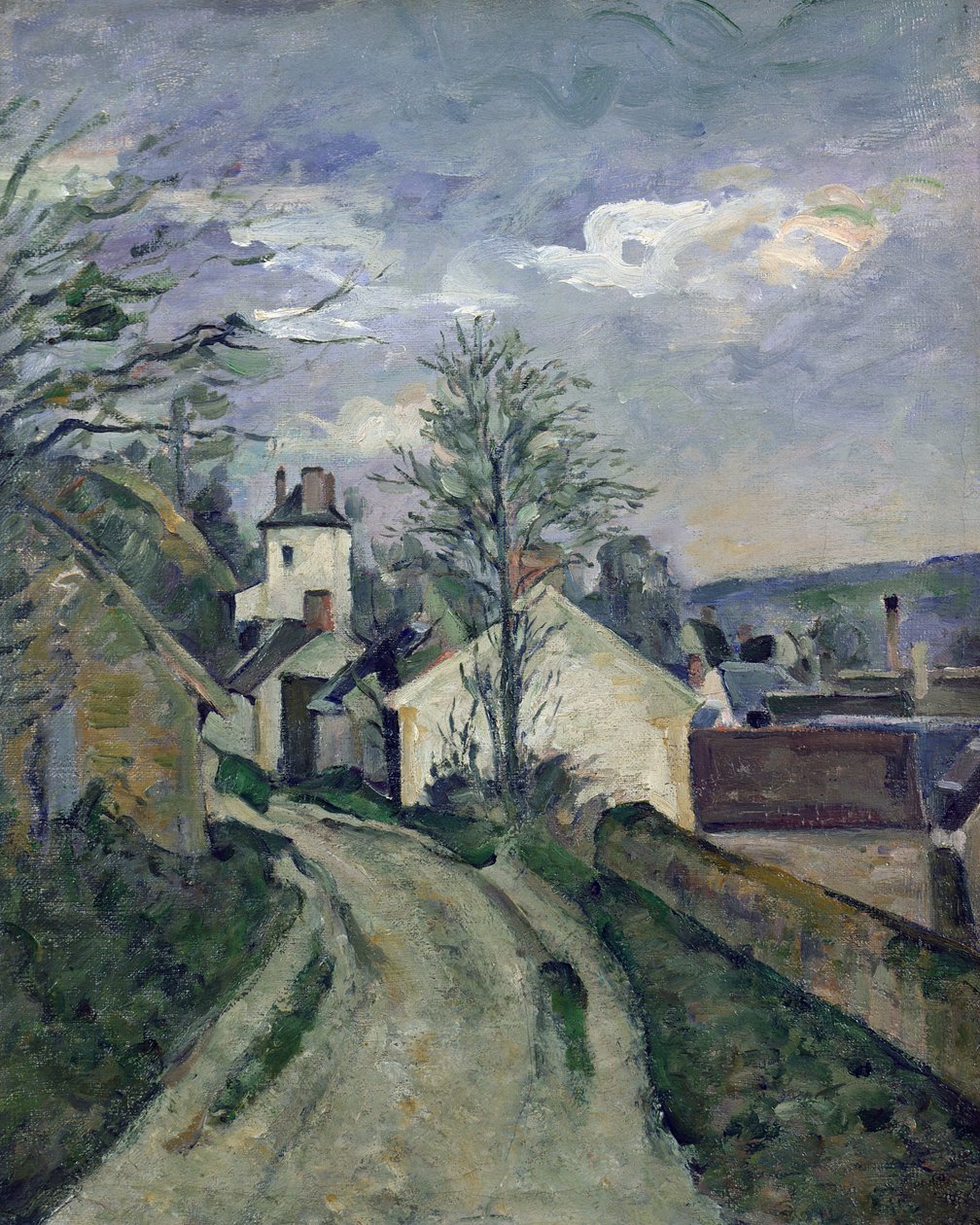 The House of Doctor Gachet (1828-1909) i Auvers, 1872-73 af Paul Cézanne