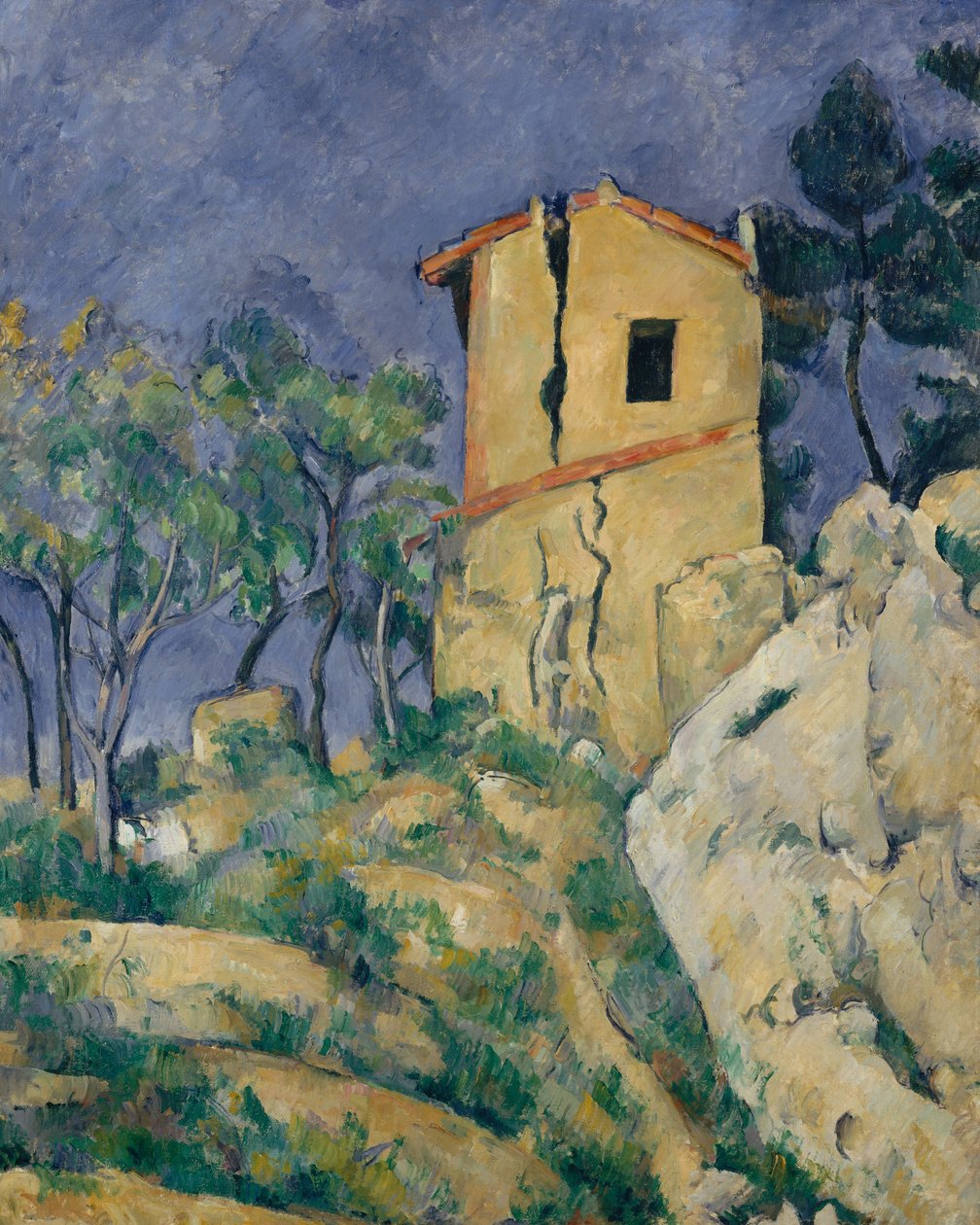 Huset med de revnede mure, 1892-94 af Paul Cézanne
