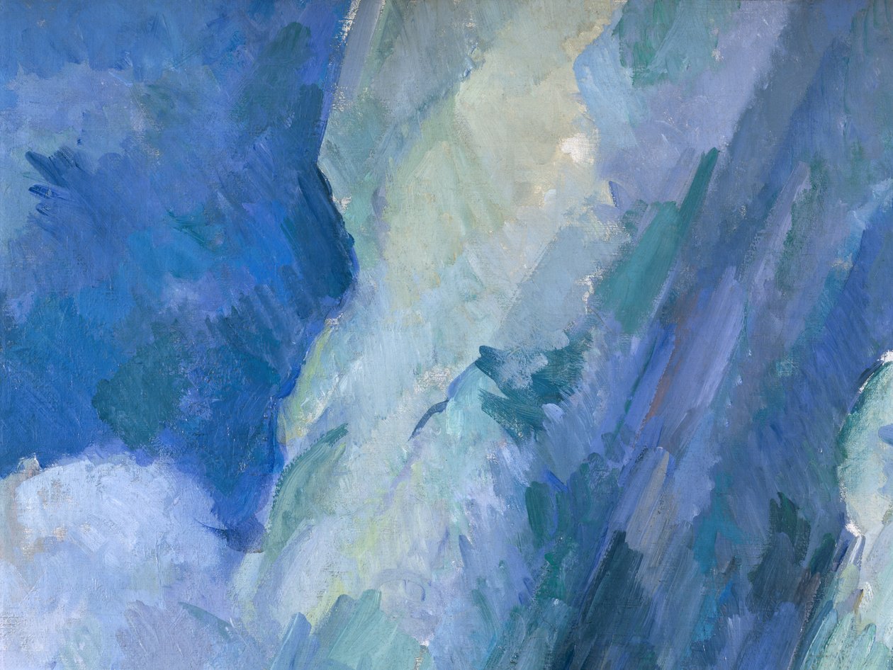 The Large Bathers, ca. 1900-06 olie på lærred detalje fra 2052 af Paul Cézanne