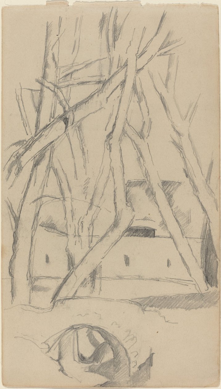 Den lille bro [recto] af Paul Cézanne