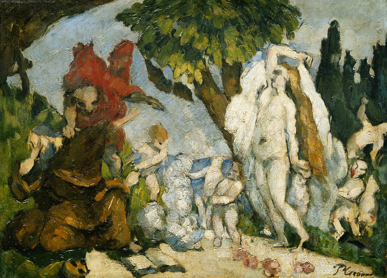 Sankt Anthonys fristelse; The Temptation of St, c.1874 af Paul Cézanne