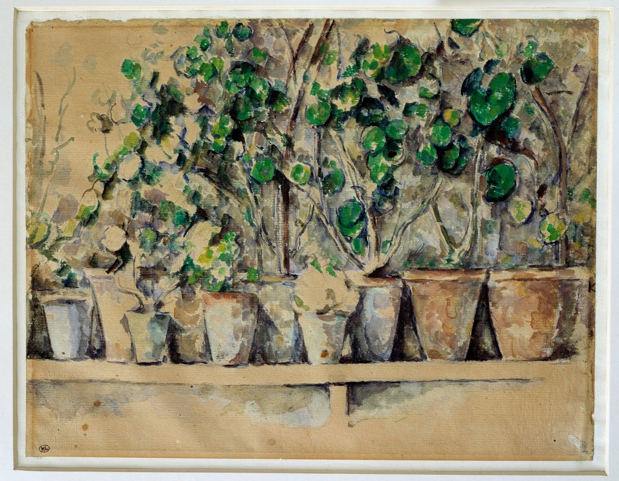 The flower pots Paul Cezannedani af Paul Cézanne