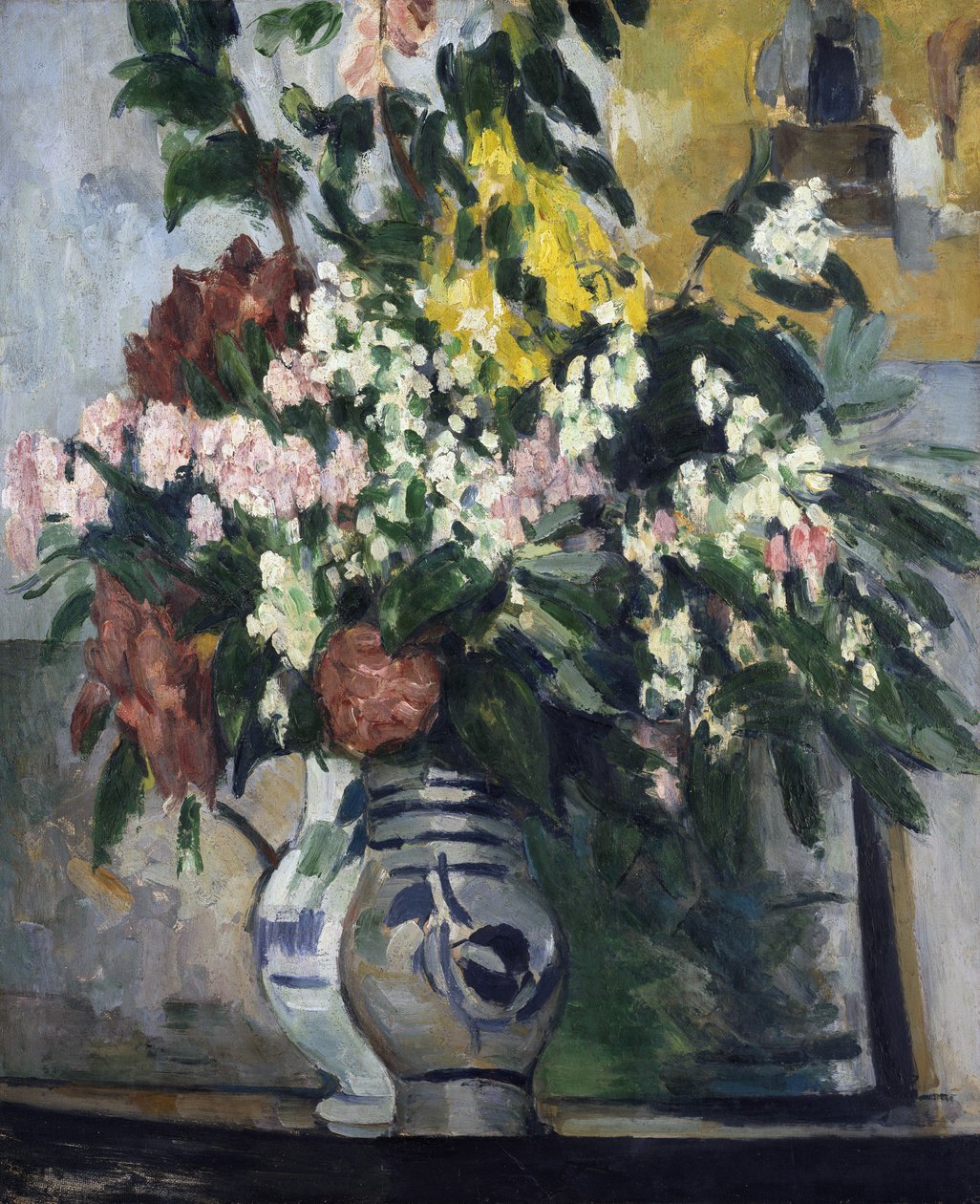 To vaser med blomster, c.1877 af Paul Cézanne