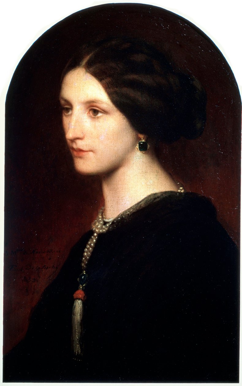 Portræt af grevinde Sophie Shuvaloff, 1853. af Paul Delaroche