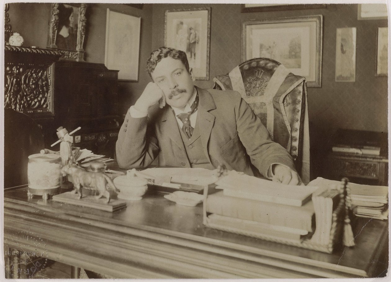Portræt af Maurice Donnay 1859-1945, ca. 1890. af Paul Dornac