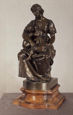 Velgørenhed (bronze) af Paul Dubois