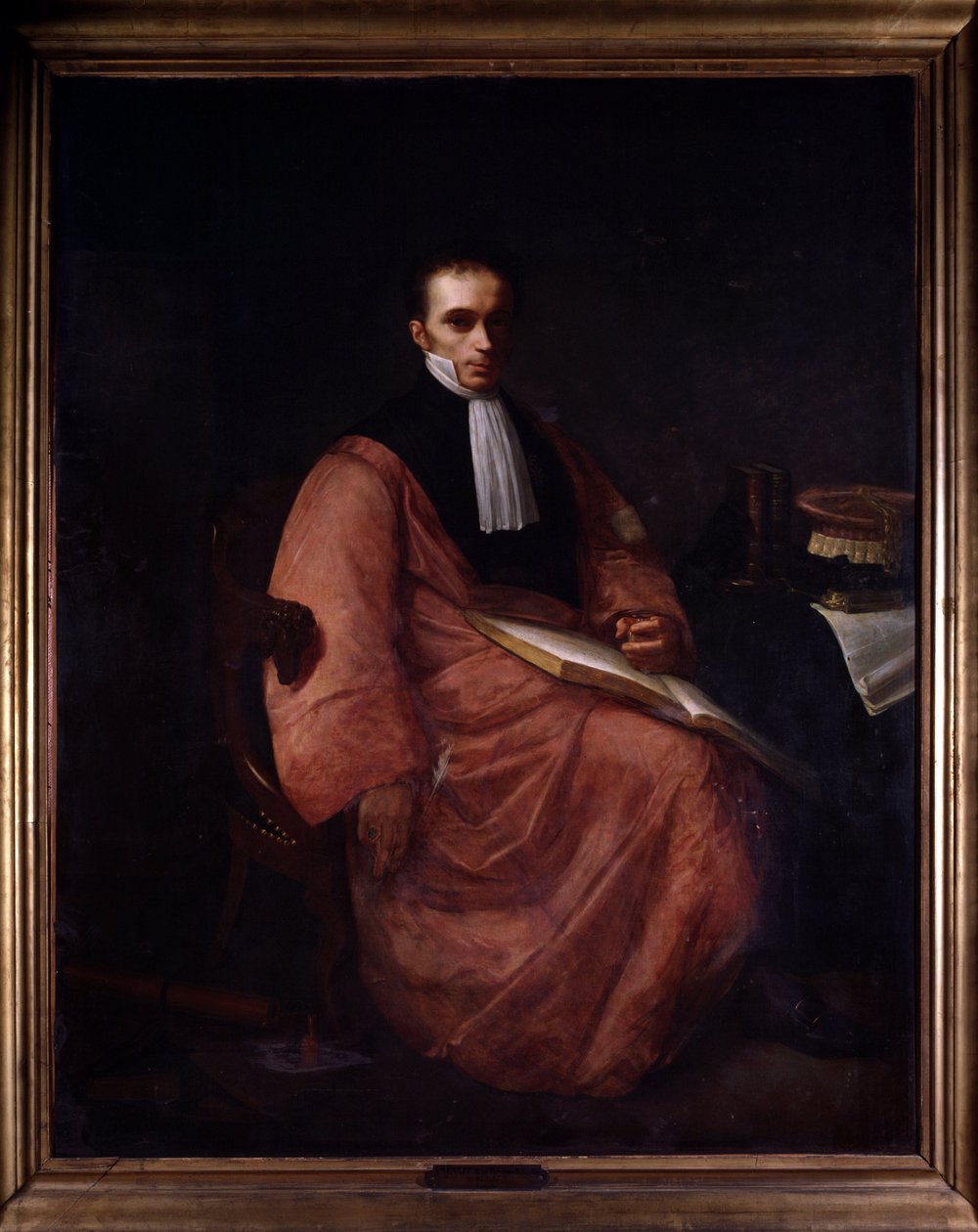 Rene Theophile Hyacinte Laennec (1781-1826), fransk læge efter Dubois af Paul Dubois