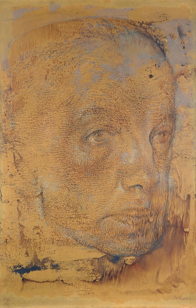 Portræt af Hans Bellmer af Paul Eluard
