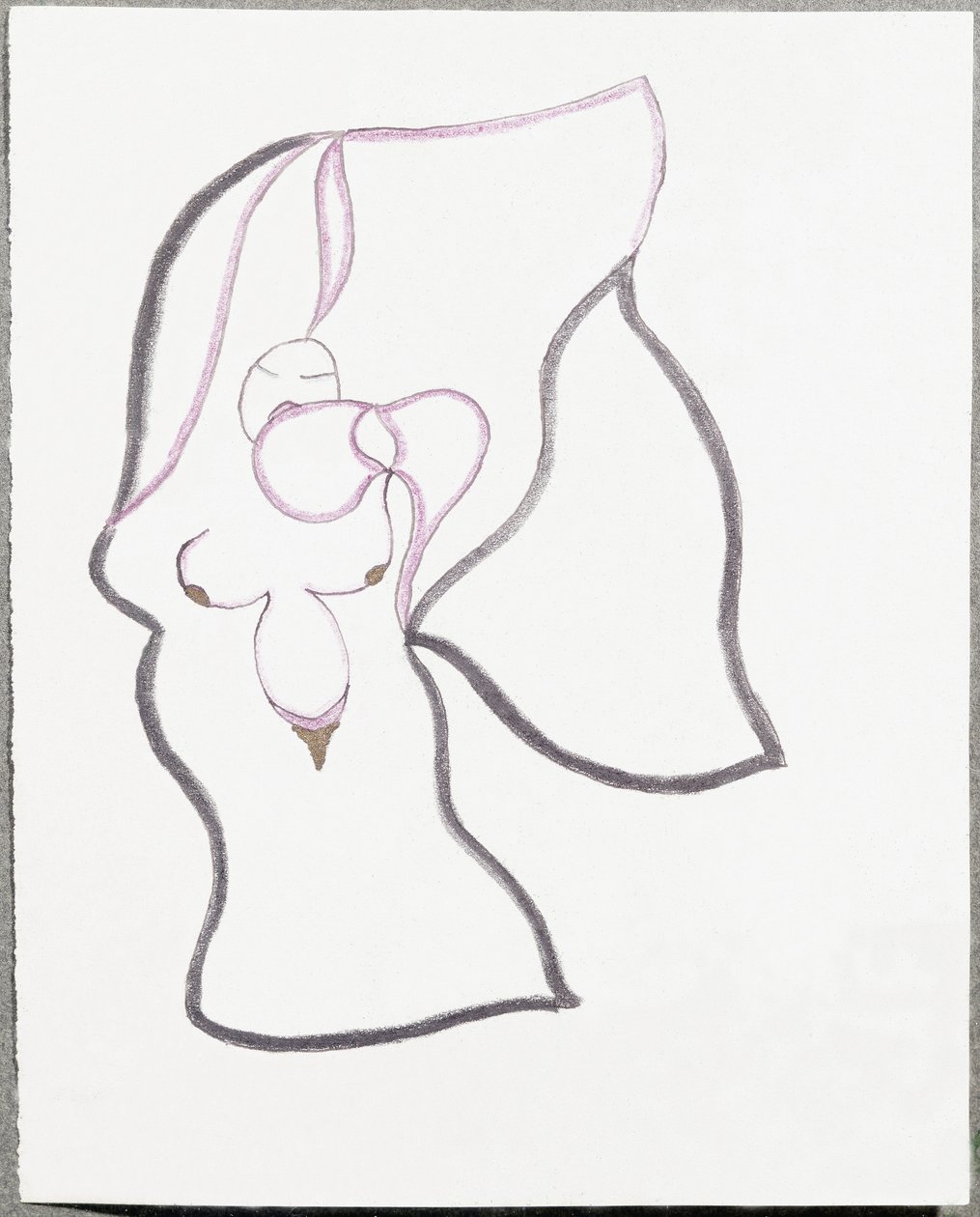 Kvinde-Blomst (Tegning af Paul Eluard