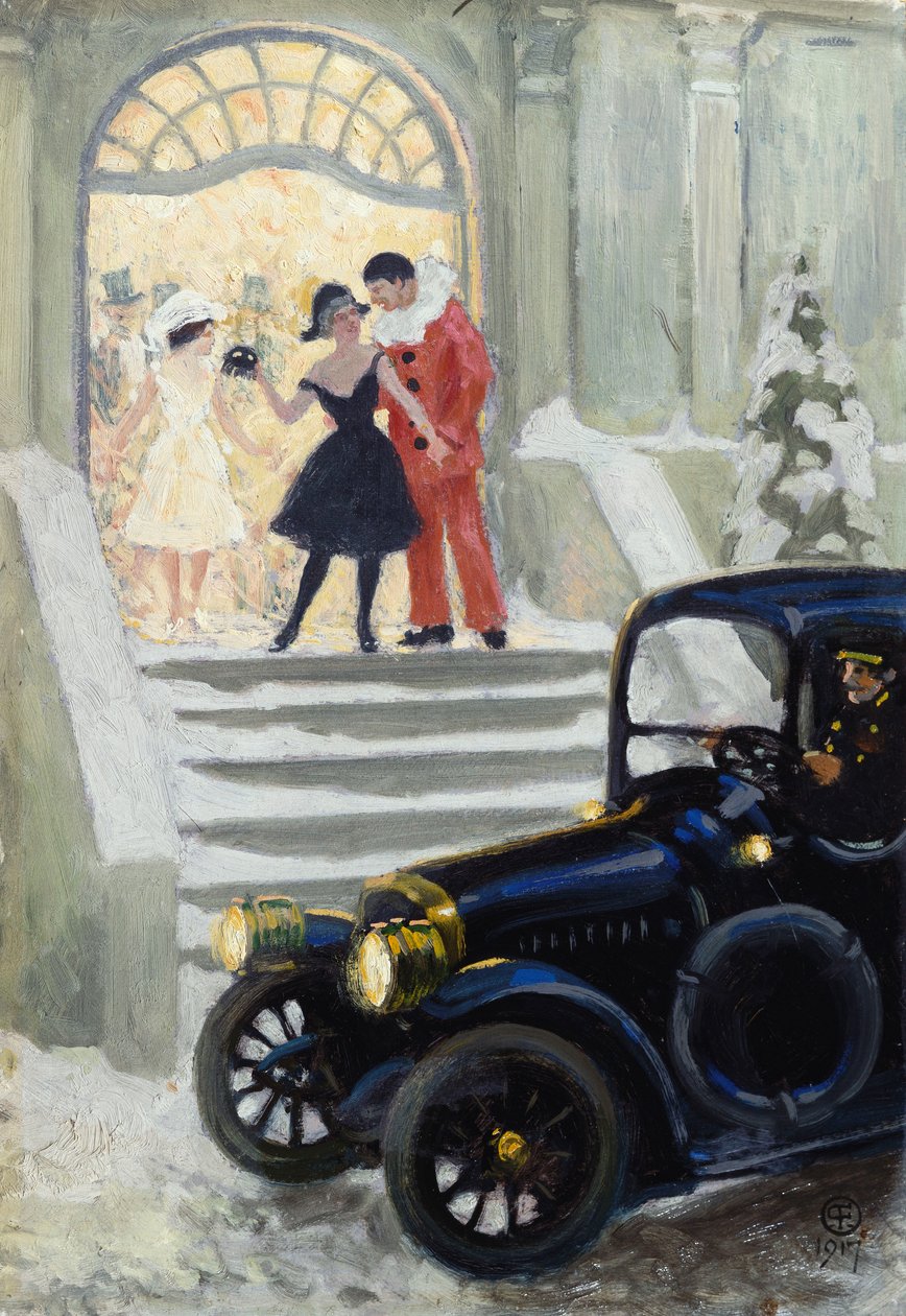 Efter ballet, 1917 af Paul Fischer