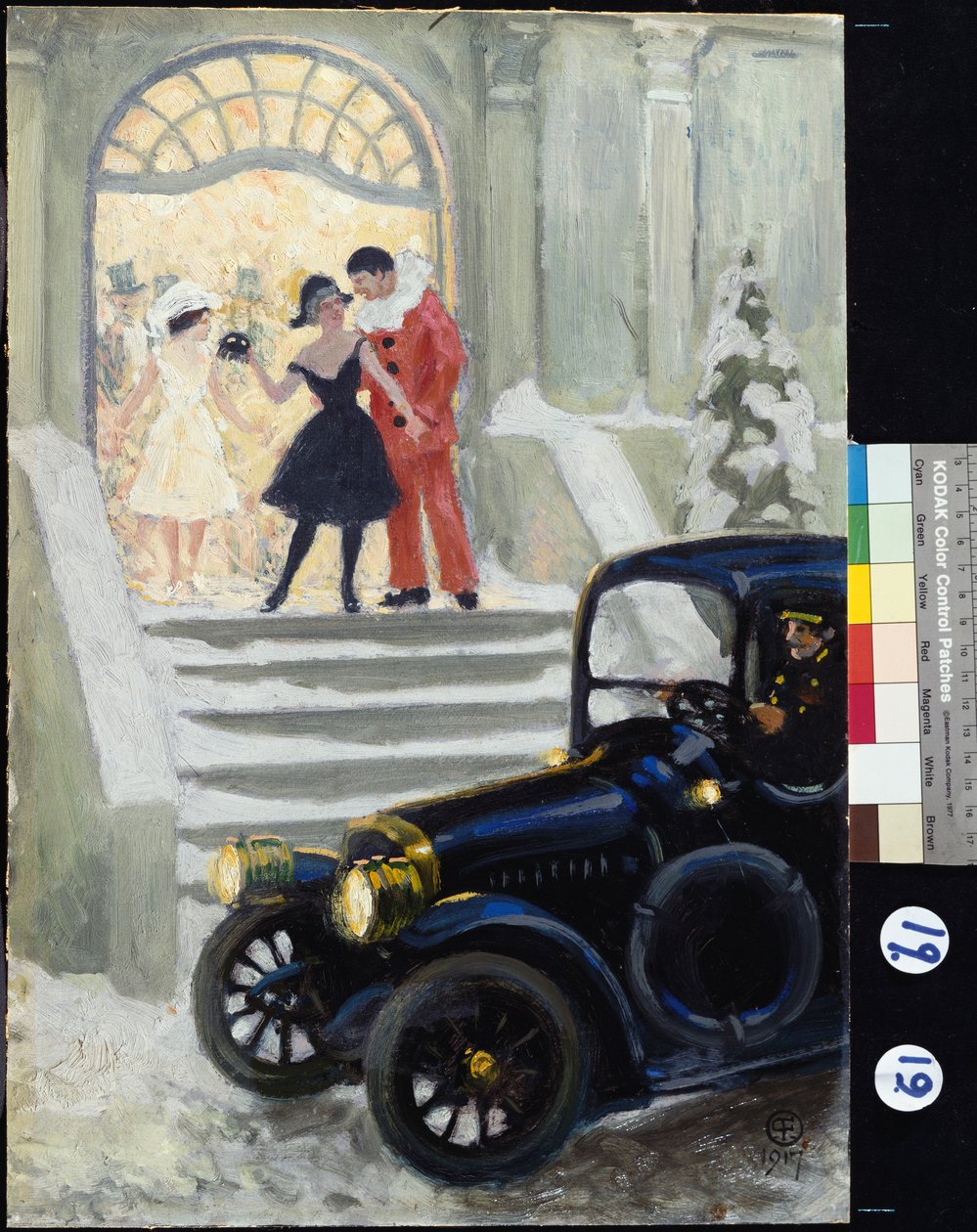 Efter ballet, 1917 af Paul Fischer