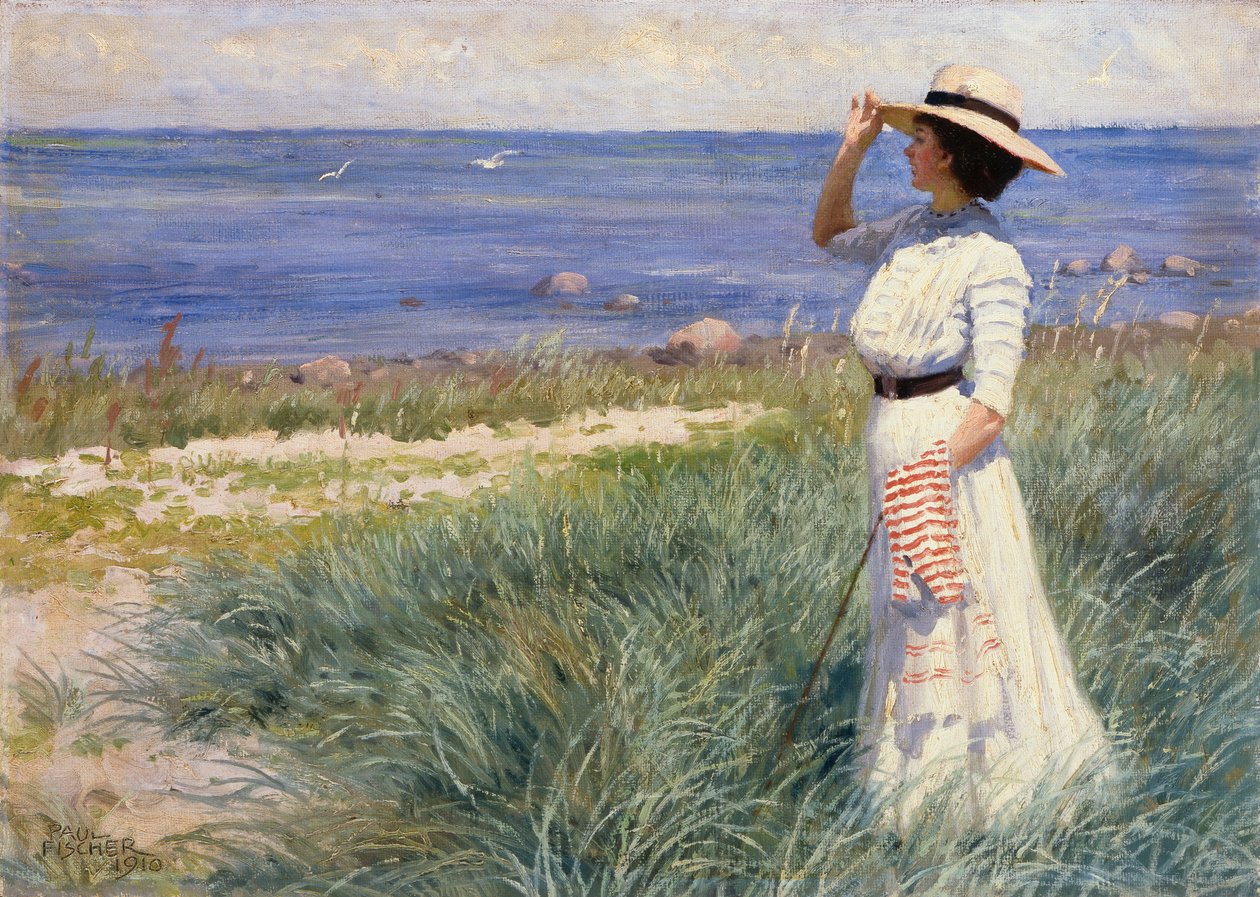 Ser ud til havet, 1910 af Paul Fischer