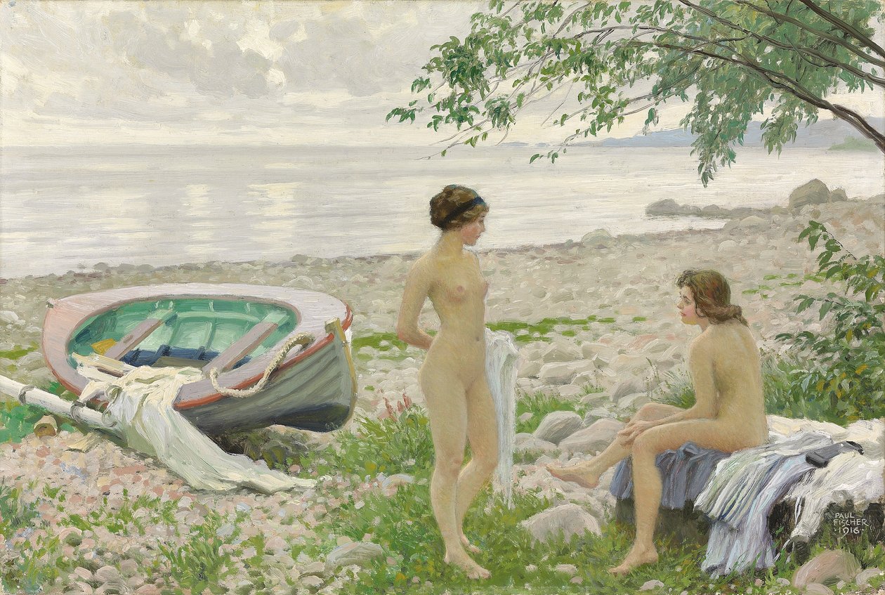 På stranden af Paul Fischer