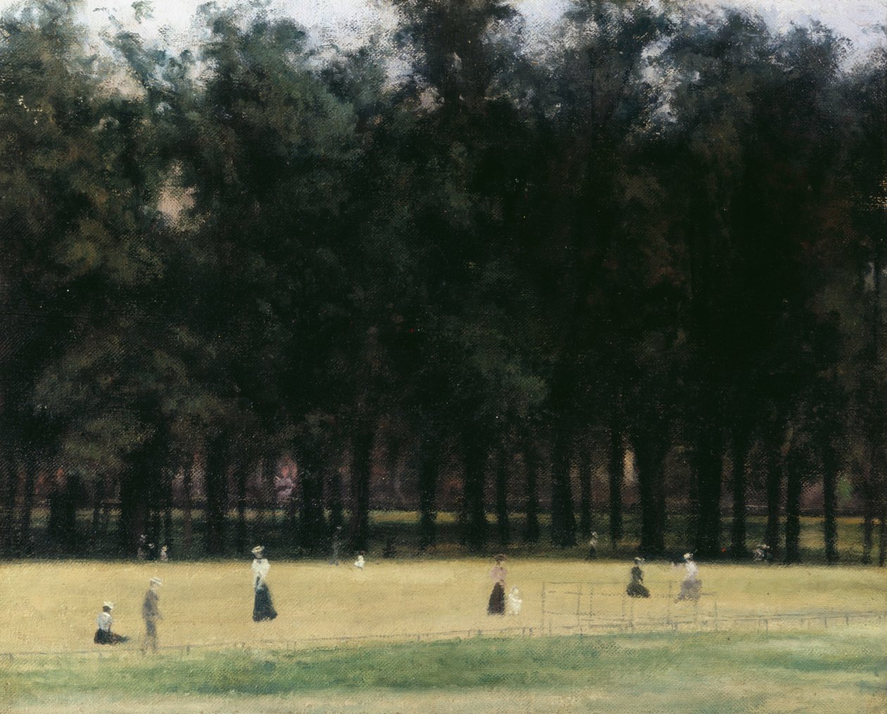 Kensington Gardens (olie på lærred) af Paul Fordyce Maitland