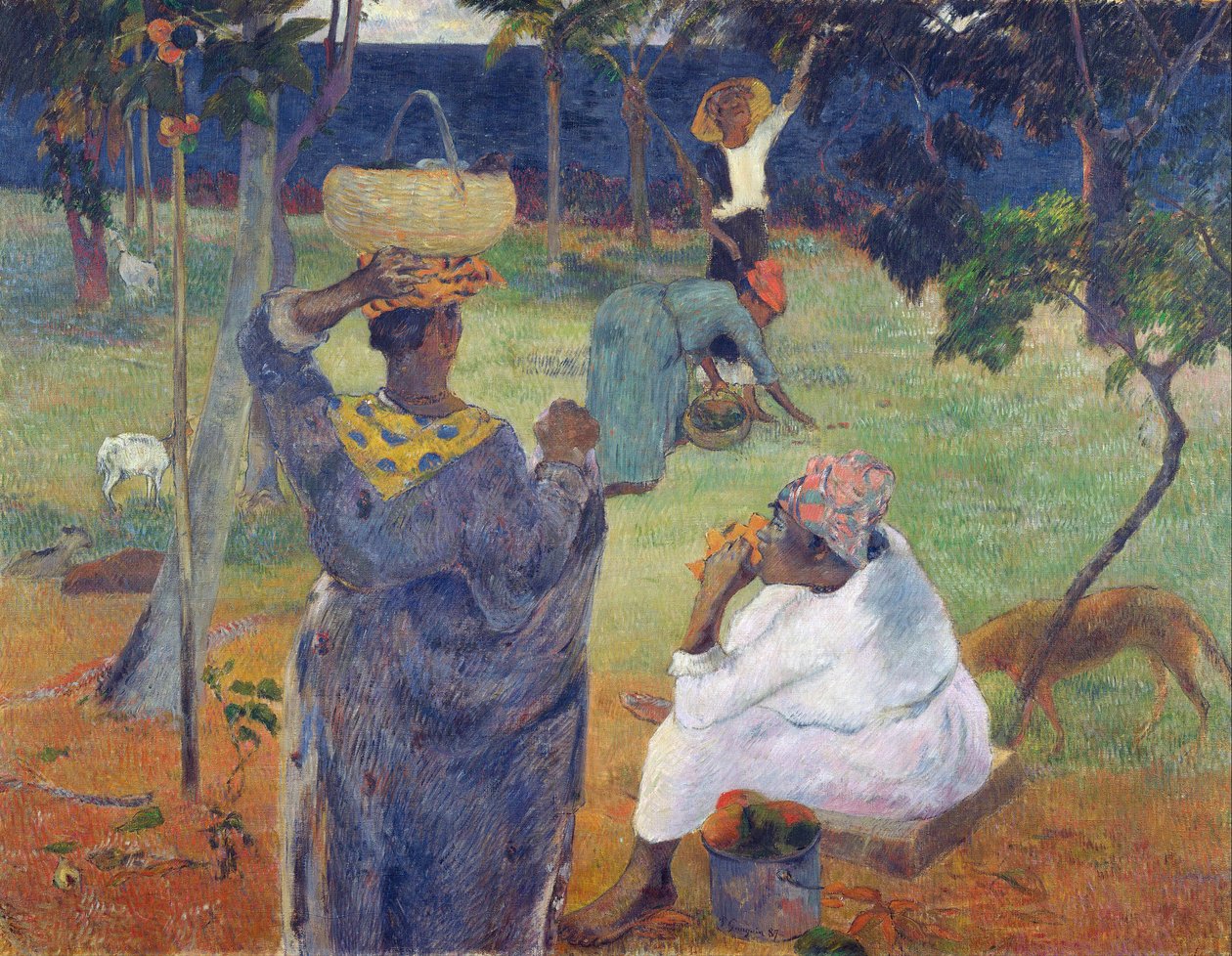 Blandt mangoerne af Paul Gauguin