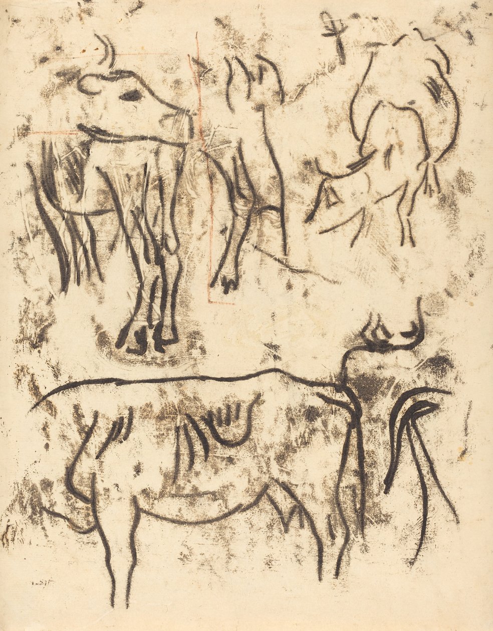 Dyrestudier, 19011902. af Paul Gauguin