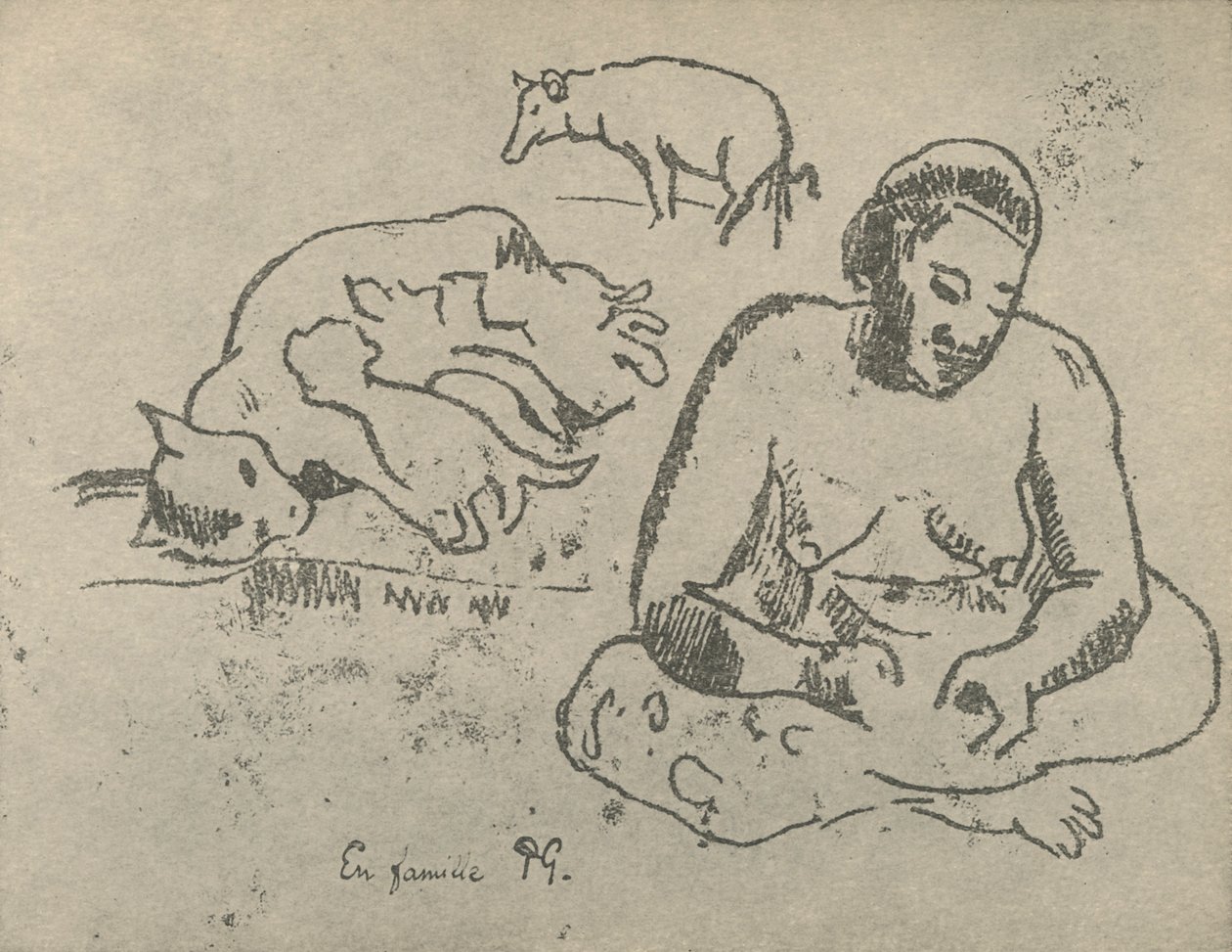 Hjemme, 1936 af Paul Gauguin