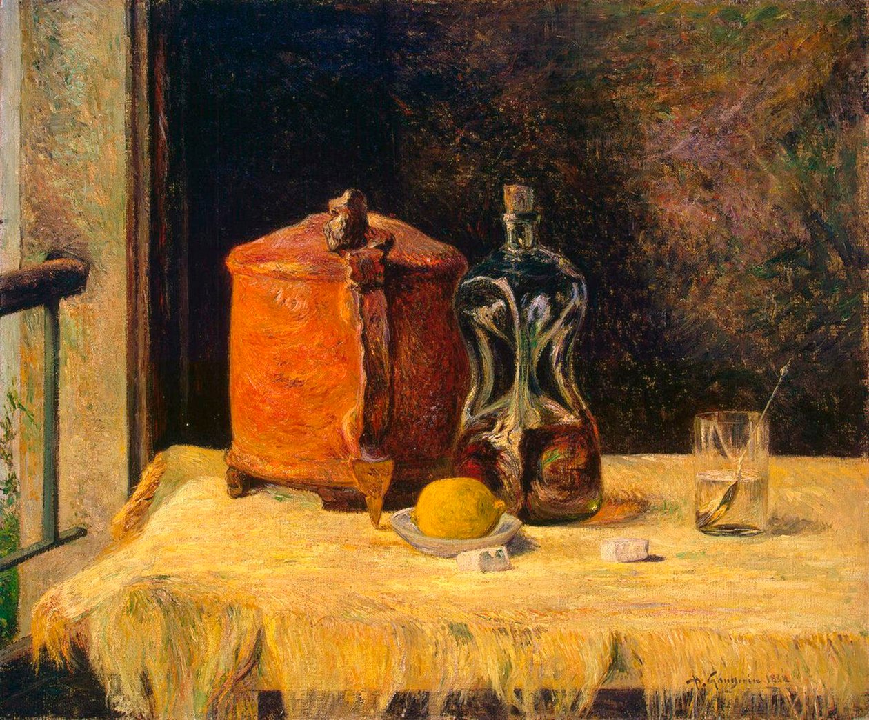 Ved vinduet, 1882. af Paul Gauguin