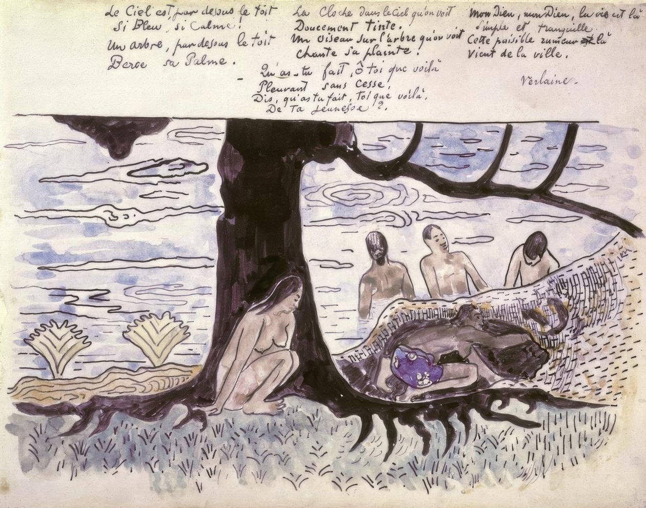 Badende af Paul Gauguin