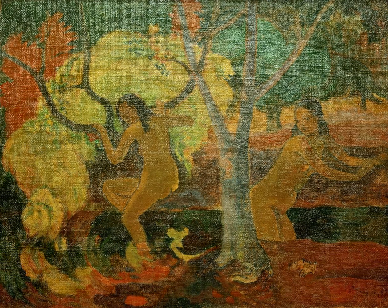 Badegæster på Tahiti af Paul Gauguin