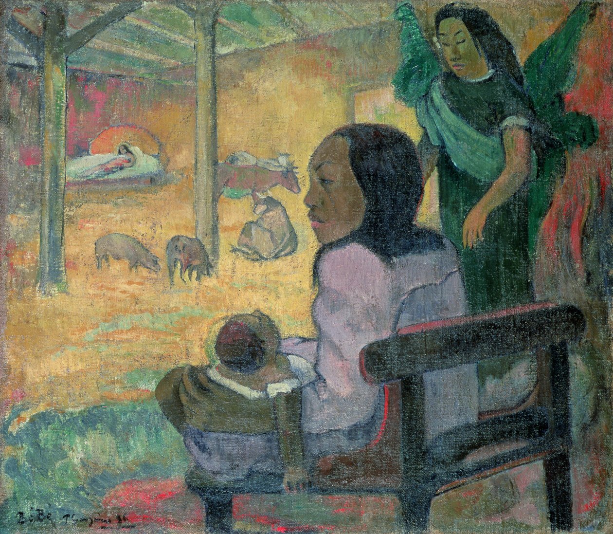 Be Be (Fødselen) af Paul Gauguin
