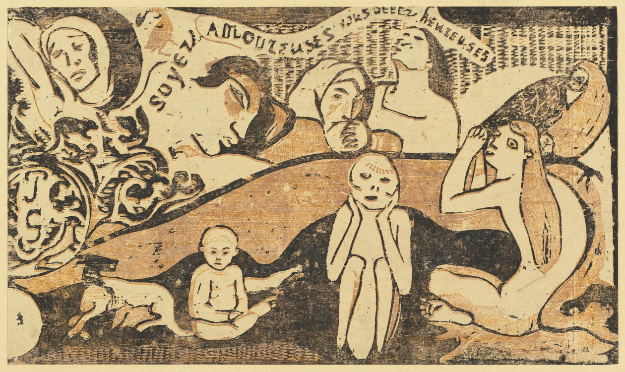 Seid verliebt und ihr werdet glücklich sein af Paul Gauguin