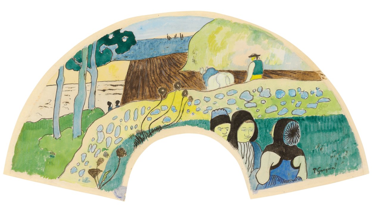 Bretonsk scene; Bretonsk scene, 1889 af Paul Gauguin